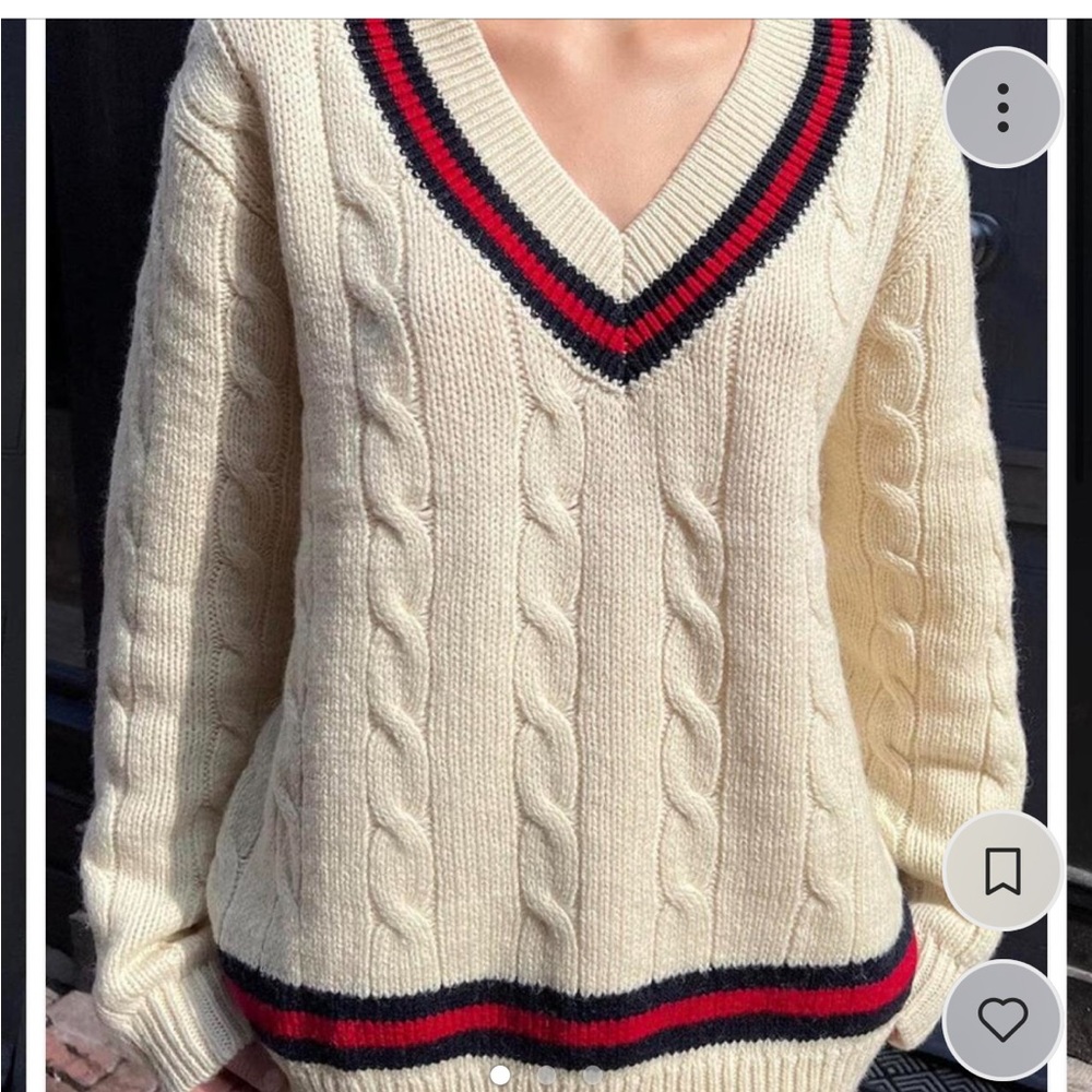 Brandy melville one size only nikki striped sweater wool